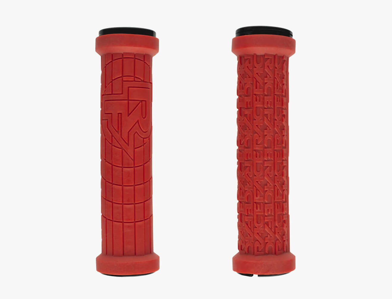 GripOn2 MTB-Griffe Schraubbar – Moosgummi, Rot, 130 Mm – Ergonomisch & Griffig